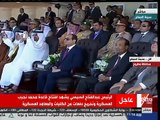 فيديو: لقطة طريفة للشيخ محمد بن زايد خلال افتتاح قاعدة عسكرية مصرية