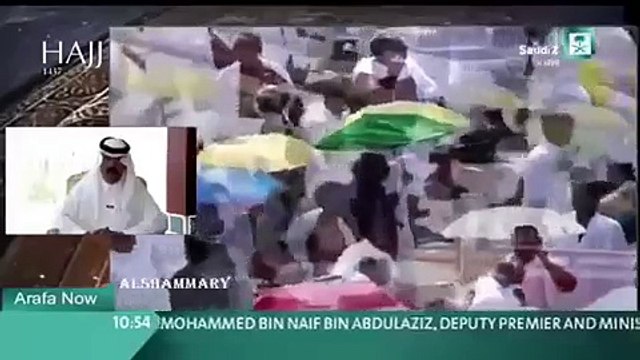 شاهدوا رد فعل طفل رش عليه رجل أمن سعودي المياه أثناء الحج