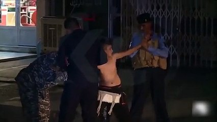 فيديو: الشرطة العراقية تضبط طفلا حاول تفجير نفسه بحزام ناسف