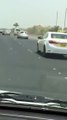 بالفيديو سائق فورد كراون فكتوريا يصدم عدة سيارات ويهرب في الكويت
