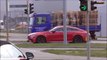 مرسيدس AMG GT رباعية الأبواب تظهر على الشارع بلونها الأحمر