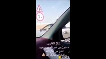 بالفيديو شاب ينجح بترويض حصان على طريع سريع في السعودية