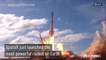 سبيس إكس تطلق أقوى صاروخ في العالم نحو المريخ محملاً بسيارة تيسلا