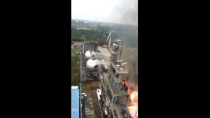 فيديو: اللحظة الأولى لانفجار المفاعل النووي الفرنسي