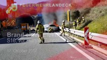 شاهد عملية إطفاء سيارة تسلا موديل إس ملتهبة في النمسا