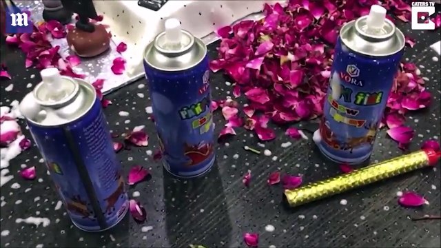 فيديو.. شاب يتعرض لكارثة أثناء الاحتفال بعيد ميلاده بسبب مزاح أصدقائه