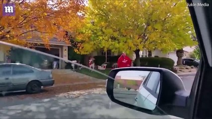 شاهد.. رد فعل مؤثر لزوج على مفاجأة أعدتها له زوجته