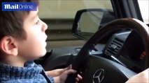 شاهد.. فيديو لطفل يقود سيارة على طريق سريع يثير جدلاً واسعاً