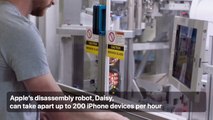 فيديو: شاهدوا روبوت آبل الجديد لإعادة تدوير هواتف آيفون