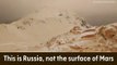 فيديو: اكتشف سر الثلوج البرتقالية التي غزت روسيا