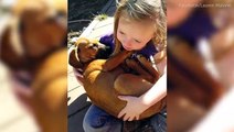 طفلة تعانق كلباً صغيراً وتغني له.. فيديو يحقق أكثر من 4 ملايين مشاهدة