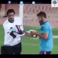 فيديو حارس مرمى يتسبب بجلطة للمدرب لسبب  لم يحصل في تاريخ كرة القدم