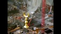 فيديو نادر: رفع وتركيب أكبر هلال في العالم