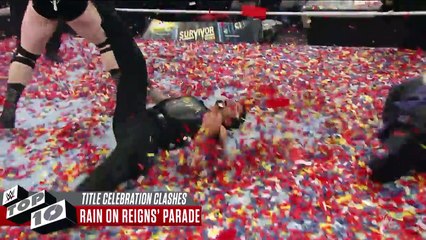 شاهد: 10 احتفالات داخل حلبة المصارعة تحولت لكارثة: لقطات صادمة