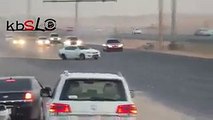 فيديو يثير غضب السعوديين لسيارة تفحط وبها فتاتين!