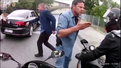 فيديو: عصابة حاولت سرقة سيارة حرس الرئيس التركي .. شاهد ماذا حدث!