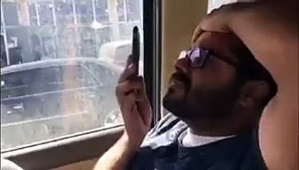 شاهد بالفيديو رد فعل شاب فاز بسيارة في السعودية