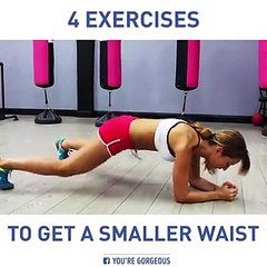بالفيديو 4 تمارين رياضية للحصول على خصر أصغر