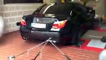 فيديو بي ام دبليو M5 معدلة بقوة 630 حصاناً بأقصى طاقتها على الداينو