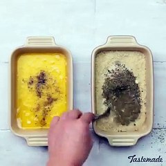 بالفيديو طريقة عمل صينية الباذنجان المشوي بجبنة الموزاريلا