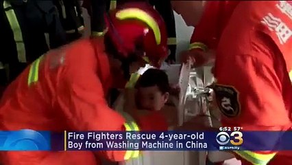 صدمة: إنقاذ طفل تعثر داخل غسالة بهذه الطريقة