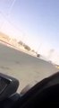 فيديو سعودي يقود شاحنة وقود مشتعلة لينقذ أهالي مدينة من كارثة