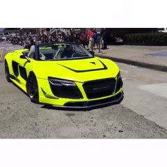 فيديو أغرب تعديل يمكن مشاهدته على سيارة اودي R8 الخارقة