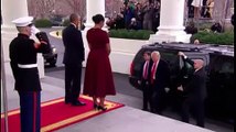 فيديو ميلانيا ترامب تضع ميشيل أوباما في مأزق أمام الكاميرات!