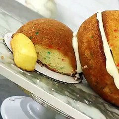 طريقة صنع كيك دراكون صغير