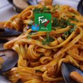 بالفيديو طريقة عمل الفيتوتشيني مع بلح البحر Mussels Fettuccine