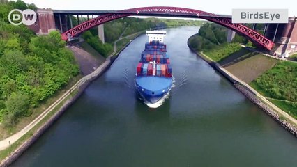 فيديو قناة كيل أهم طرق النقل المائية في العالم