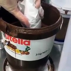 فيديو خاص لعشاق النوتيلا  والآيس كريم