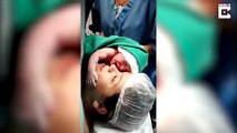 موقف مؤثر يجمع بين أم وطفلتها حديثة الولادة.. فيديو يلامس القلب