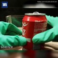 شاهد بالفيديو ماذا يحدث عند اختلاط الكوكاكولا مع حمض المعدة المركز