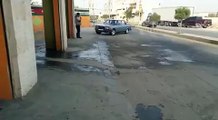 فيديو أغرب حادث لسيارة مرسيدس في الأردن!