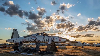 فيديو لأكبر مقبرة للطائرات الحربية في العالم