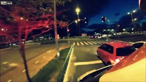 فيديو مذهل لسيارة إسعاف وهي مسرعة إلى حادث في البرازيل! مهارة رائعة