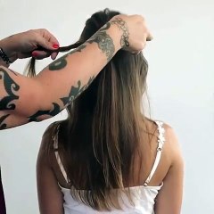 تسريحة شعر أنيقة لحفلات الزفاف.. فيديو يشرح طريقة تطبيقها!