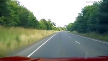 منطاد يثير الذعر على طريق سريع بسبب هبوطه المفاجئ.. فيديو