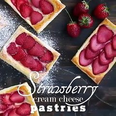 فيديو طريقة تحضير باف باستري الفراولة بالفانيلا