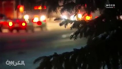 بالفيديو حادثة غريبة .. مشهد سينمائي مخيف في شوارع أمريكا!