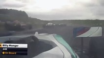 فيديو مرعب: لحظة إصابة بطل رياضي في حادث مروع أثناء سباق سيارات