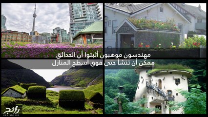 مهندسون موهبون أثبتوا أن الحدائق ممكن أن تنشأ حتى فوق أسطح المنازل