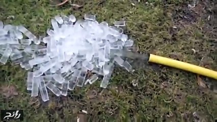 بالصدفة.. رجل يستطيع ابتكار صانع ثلج منزلي!