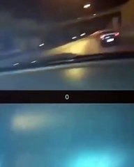 حادث سير مروع نتيجة القيادة بسرعة متهورة