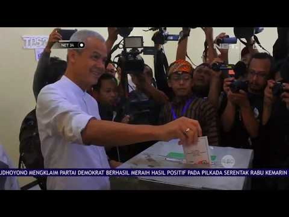 Ganjar Yasin Rayakan Hasil Hitung Cepat -NET24