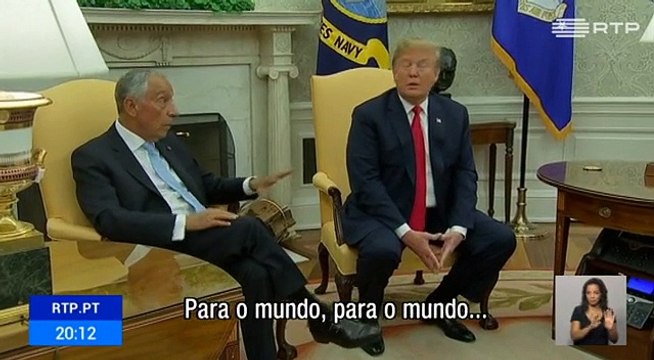 Trump avisa Marcelo que não teria hipótese contra Ronaldo candidato