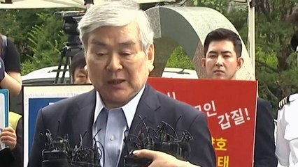 '수백억 탈루' 조양호 회장 검찰 출석..."성실히 조사" / YTN
