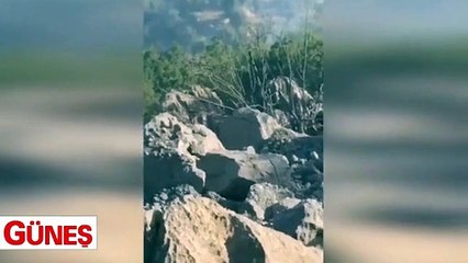 PKK'lı kadın teröristin kıskıvrak yakalandığı o anlar