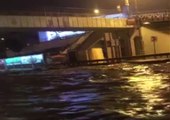 Kadıköy'de Sel Sularının Bastığı Alt Geçit Göle Döndü